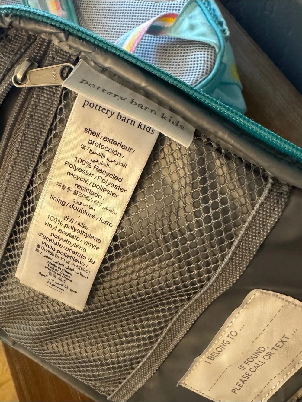 Pottery Barn Kids Mackenzie Sunshine Glow in the Dark Backpack + Lunch Box Set